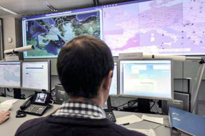 L'un des bureaux de Frontex, l'agence de surveillance des frontières extérieures européennes - © Planet.fr